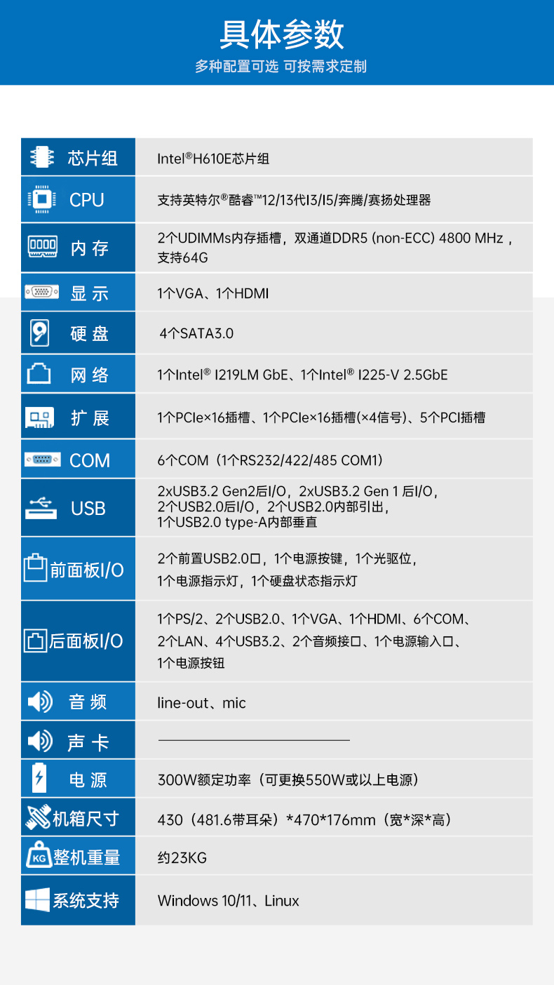 酷睿13代主機(jī),4U工控機(jī)廠(chǎng)家,DT-610X-WH610MA.jpg